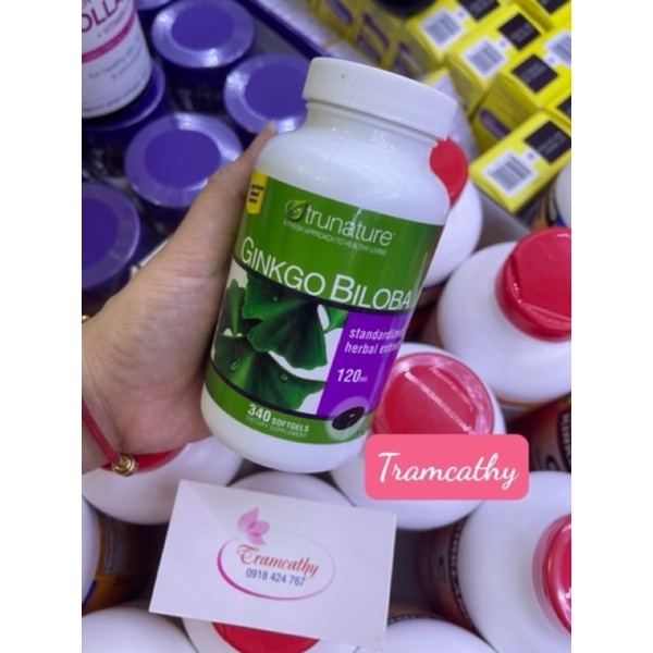 Viên ginkgo hỗ trợ trí nhớ 340v mẫu mới