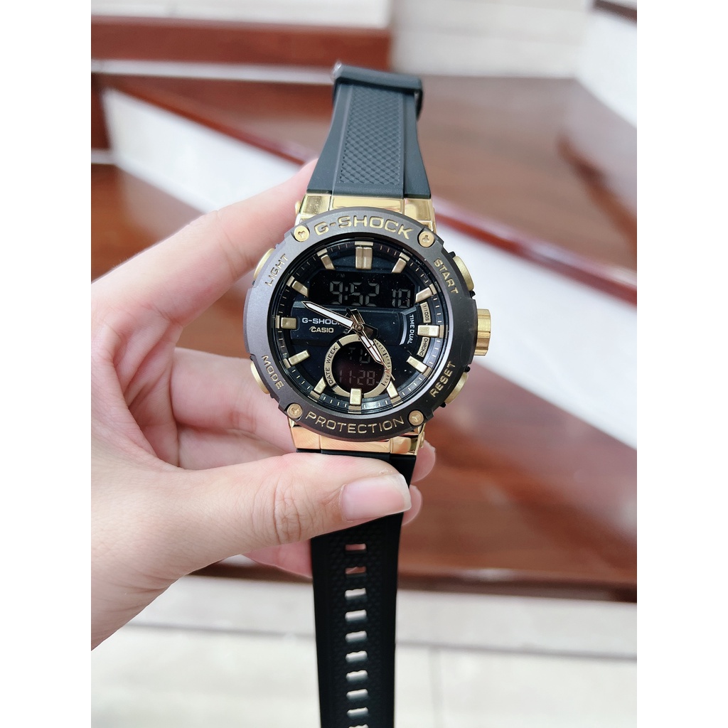 Đồng hồ nam thể thao kim điện tử SHOCK G07 dây nhựa - size 52mm - full chức năng