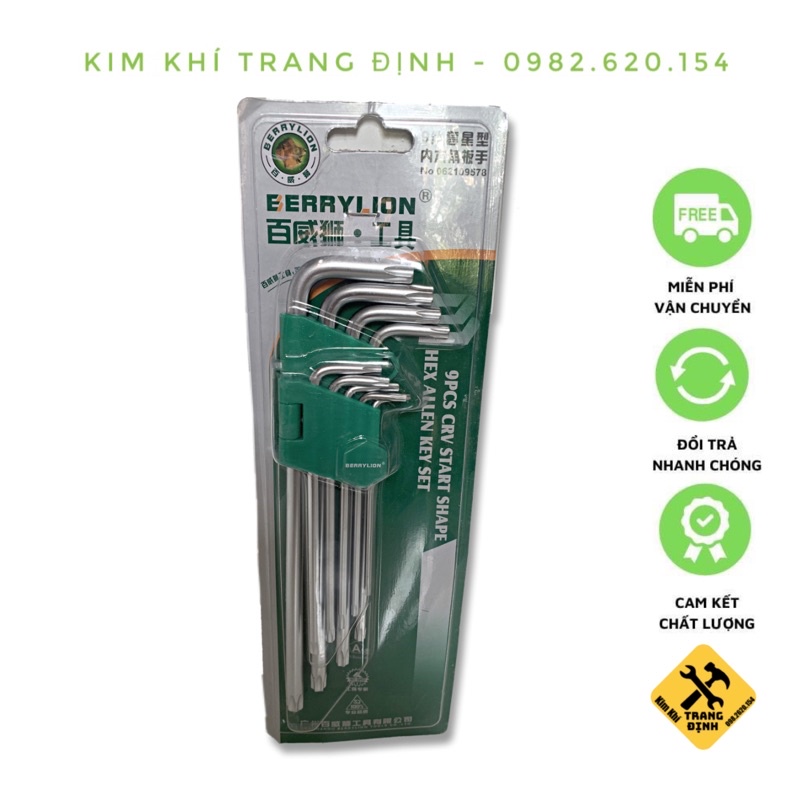 Bộ Lục Giác Berrylion 9 chi tiết - HOA THỊ