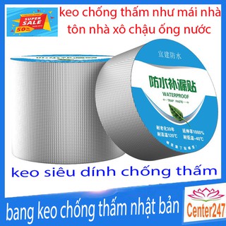 BĂNG KHEO SIÊU DÍNH 20cm) băng keo siêu dính chống thấm Nhật Bản | Cuộn băng dán chống thấm nước
