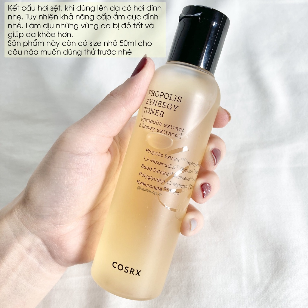 Nước Cân Bằng Phục Hồi Da, Chống Lão Hóa Cosrx Propolis Synergy Toner