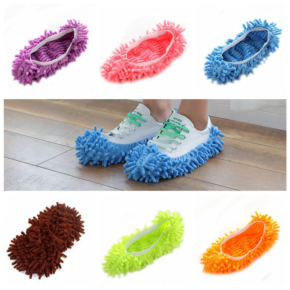 Đôi Dép Lau Nhà Thấm Hút Nước Nhanh Nhiều Màu Sắc Tiện Dụng