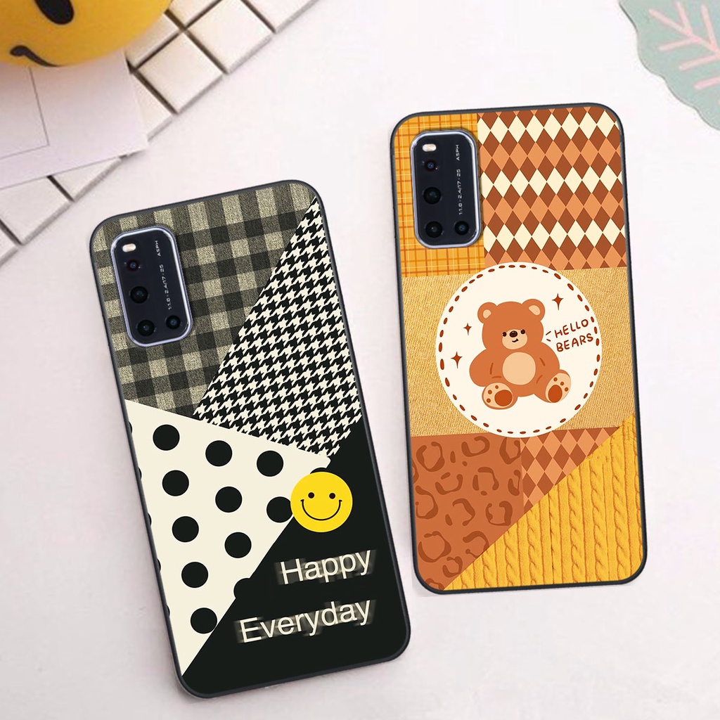 Ốp lưng Vivo V19 happy day, gấu bear dễ thương - BỀN - ĐẸP -BAO GIÁ TOÀN THỊ TRƯỜNG