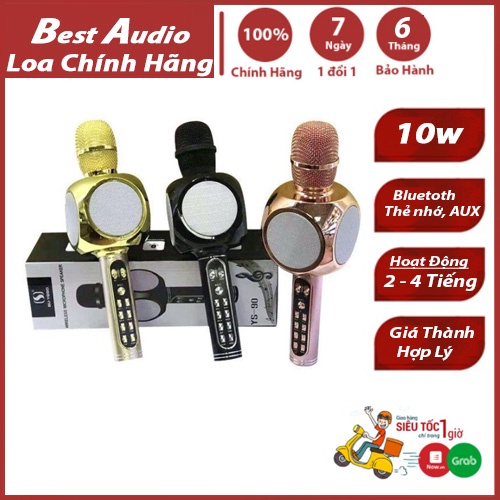 MICRO karaoke bluetooth không dây YS 90 có loa TUYỆT ĐỈNH SIÊU PHẨM ⚡FREE SHIP⚡ - CAM KẾT CHÍNH HÃNG - BH 12 tháng