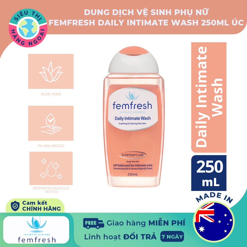 Dung dịch vệ dinh phụ nữ Femfresh 250ml