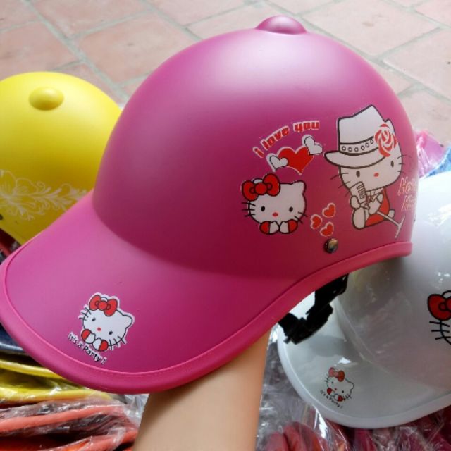 Mũ, Nón Bảo Hiểm Thời Trang Nam Nữ Nửa Đầu Giá Rẻ, NHiều Màu Sắc, Vi Vu Dạo Phố