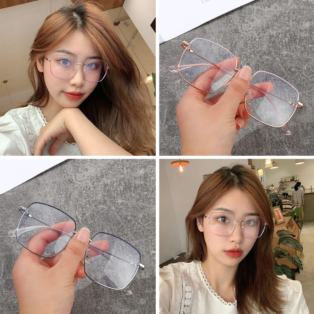 ESPO Kính Mát Gọng Vuông Chống Bức Xạ Phong Cách Vintage