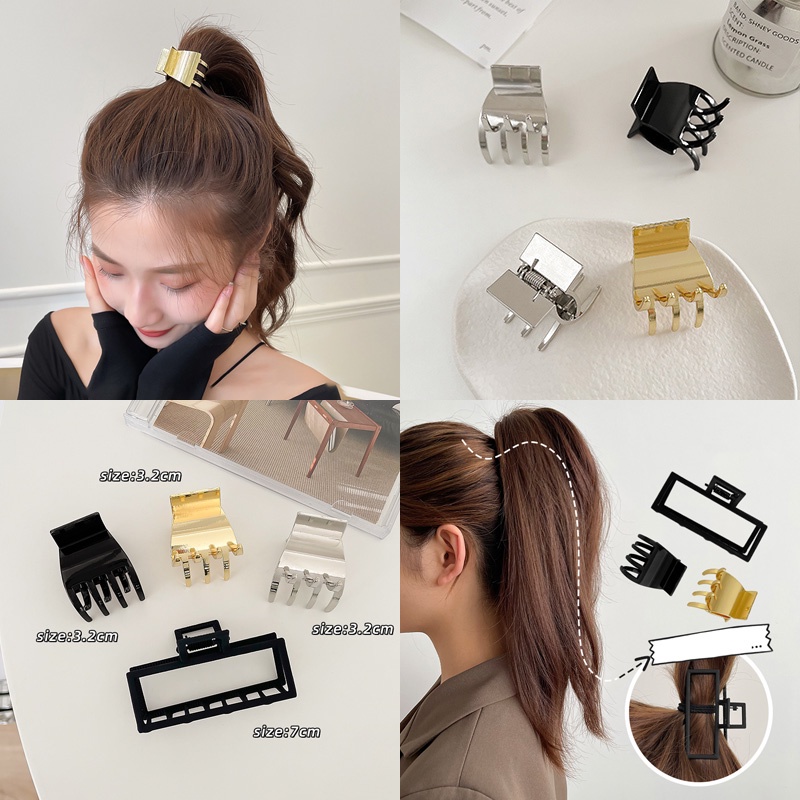 Kẹp tóc càng cua nhỏ bằng hợp kim thời trang Hàn Quốc