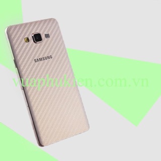 Bộ 3 miếng dán mặt lưng sam sung j7(2016),J710 carbon 3D