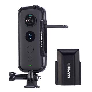 ULANZI Insta360 ONE X ABS bảo vệ khung / Protector Bìa với Lens Cap cho Insta360 One X với Adaptor Núi Phụ kiện