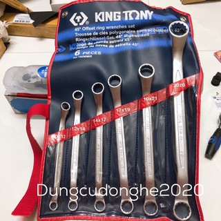 Bộ 6 cây cờ lê 2 đầu vòng kingtony 1606mr