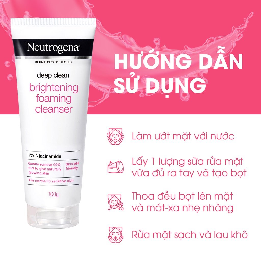 Sữa rửa mặt Neutrogena giúp sáng da 100g - 101005928