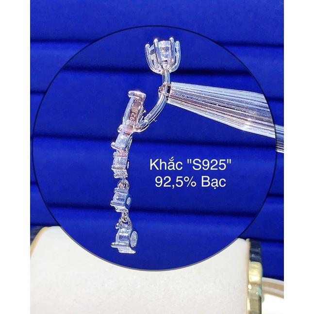 Khuyên rốn dáng dài hình bướm Bạc s925 xi kim  - HuongGiangSilver