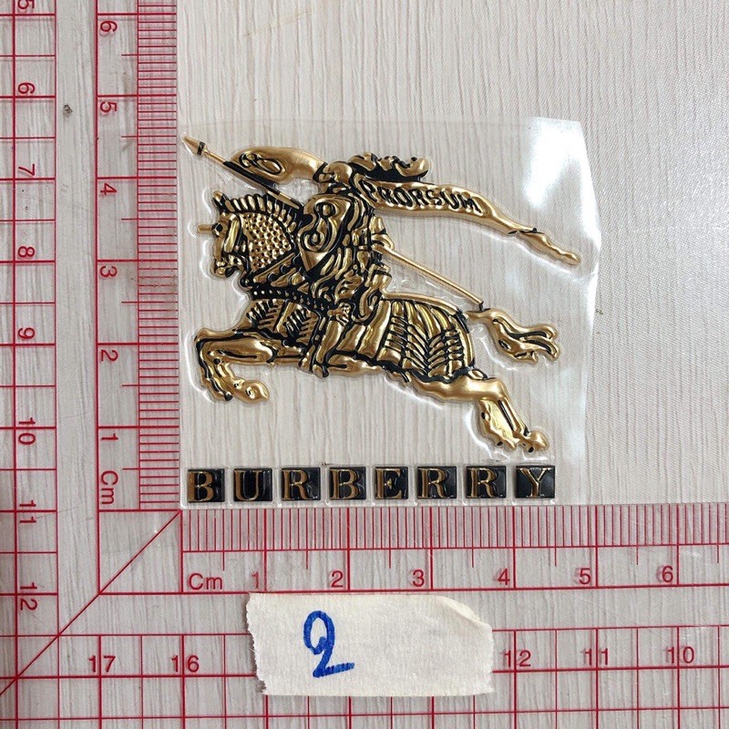 Sticker hình ủi nổi logo thương hiệu 04