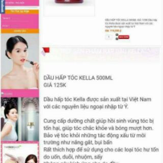 Combo hấp dầu Kella