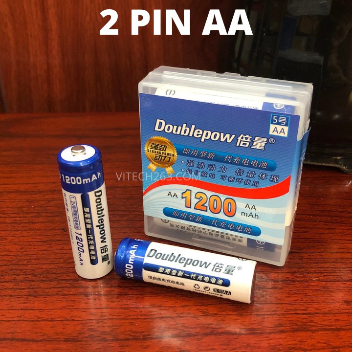 Combo 8 pin tiểu sạc AA dung lượng 1200mAh-Bảo hành 6 tháng-CAM KẾT VỀ CHẤT LƯỢNG