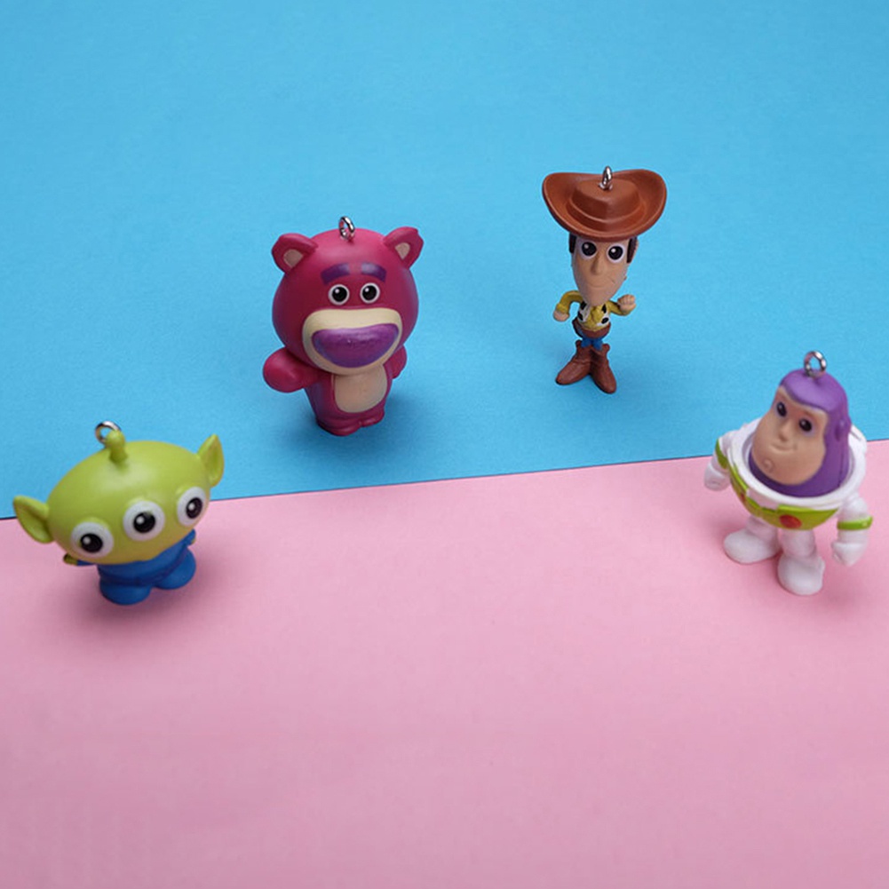 Móc Khóa Hình Buzz Lightyear Woody Lotso Hoạt Hình Dễ Thương