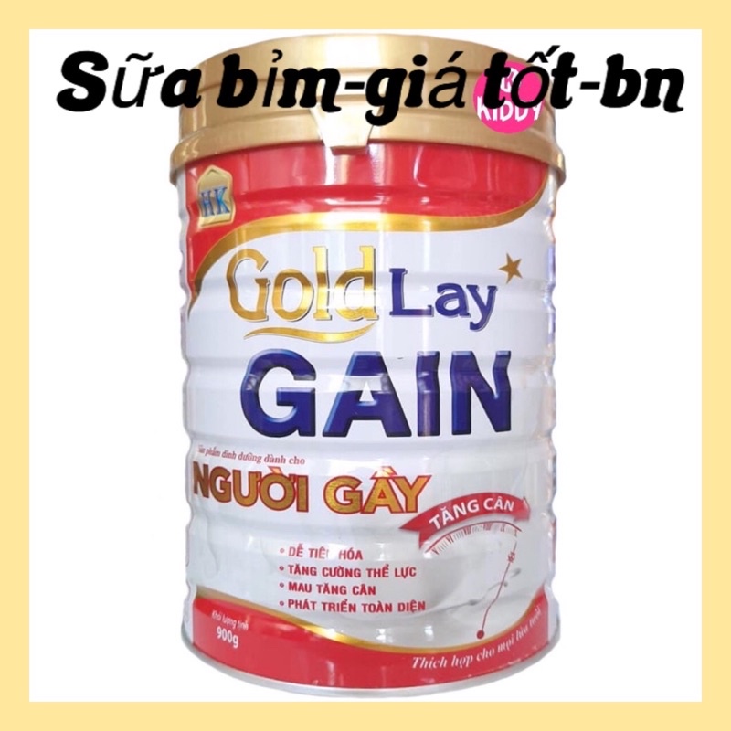 Sữa Goldlay Gain 900g date mới