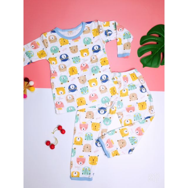 XẢ LẺ SIZE G46 (6kg-21kg)  bộ quần áo tay dài cho bé trai size nhí và bé sơ sinh chất borip côtton