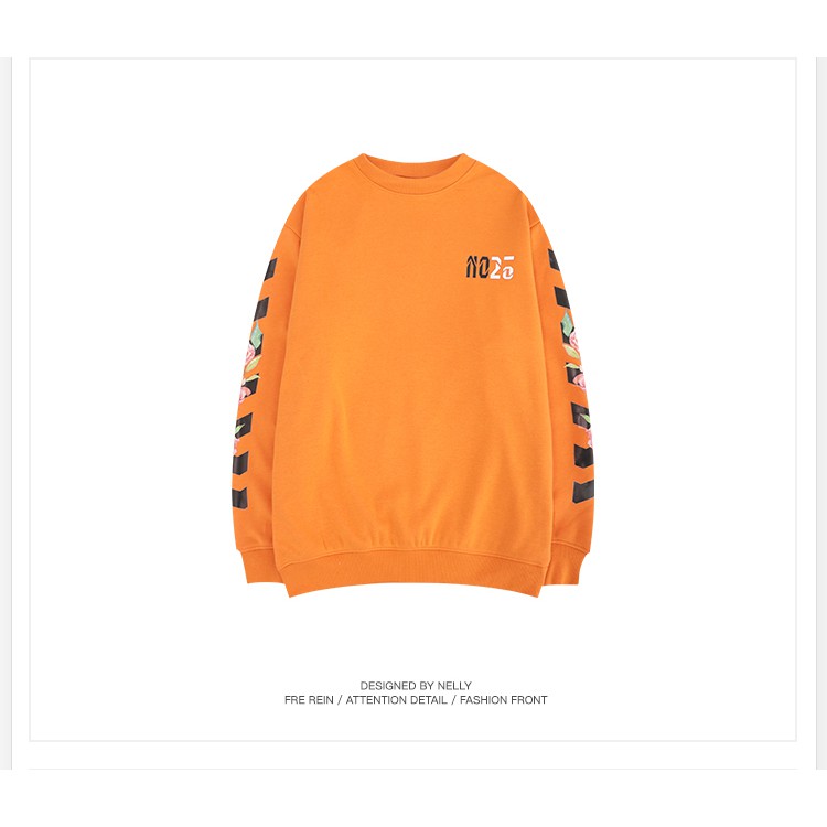 [NY1305] Áo nỉ dài tay cổ tròn in Chữ NO25 (NELLY) | BigBuy360 - bigbuy360.vn