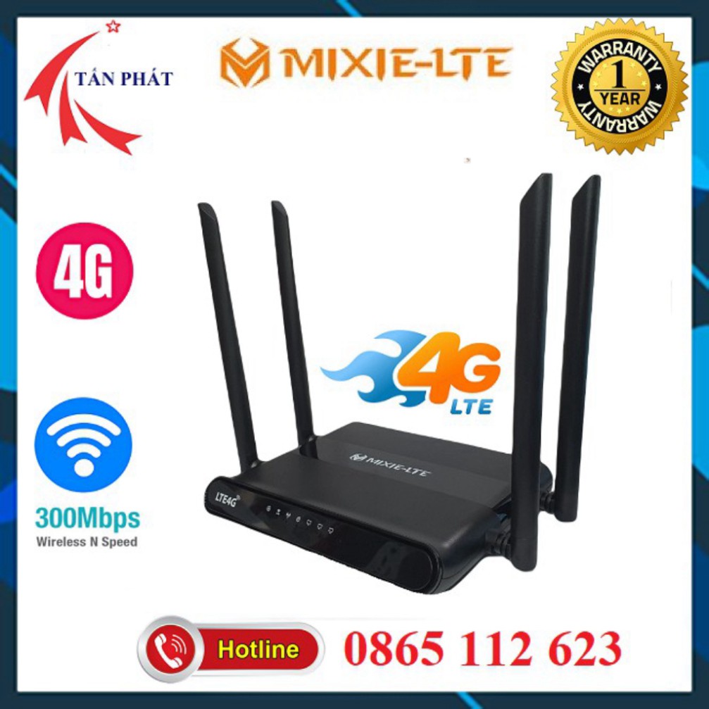 Bộ Phát WIFI Siêu Khỏe 4G/ 3G LTE - MIXIE - 4 (Cổng Lan)  4 Râu (Anten) Xe Khách, Lắp Camera HUAWEI TENDA 4G03, CP101 | BigBuy360 - bigbuy360.vn