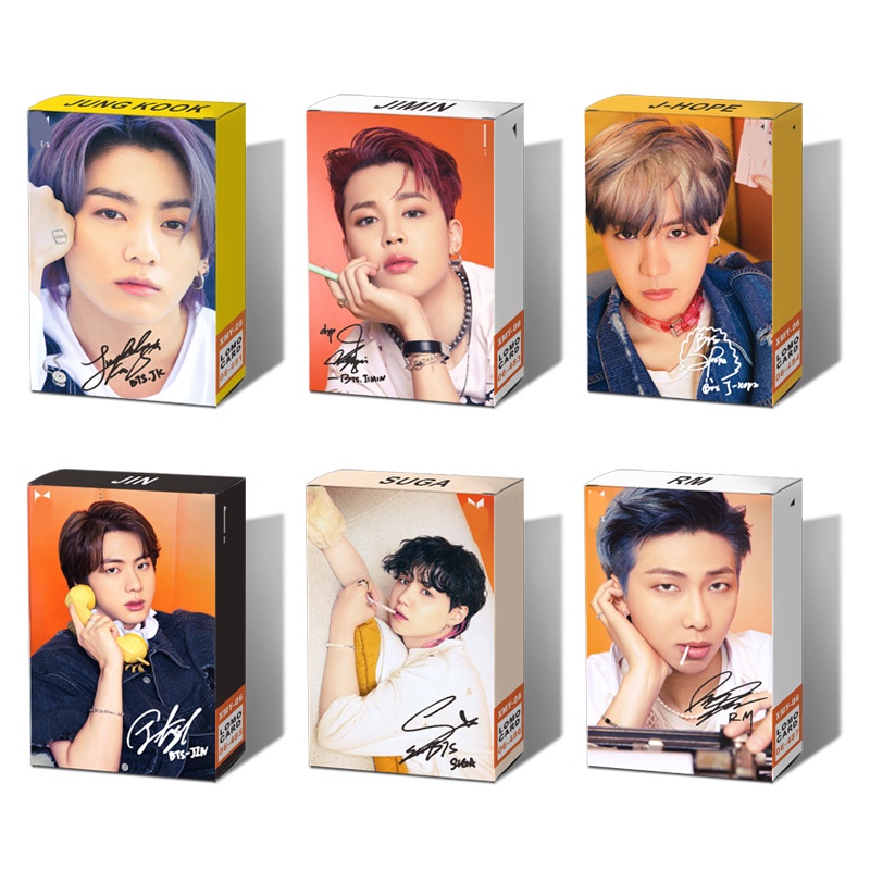 Bộ 30 tấm ảnh thẻ nhóm nhạc BTS Album Butter JIMIN V SUGA JIN RM JUNGKOOK JHOPE