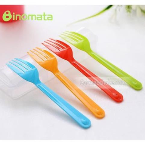 NĨA NHỰA INOMATA⚡𝗙𝗥𝗘𝗘 𝗦𝗛𝗜𝗣 ⚡Thiết kế vừa với miệng của các bé còn nhỏ, đang trong quá trình tập ăn