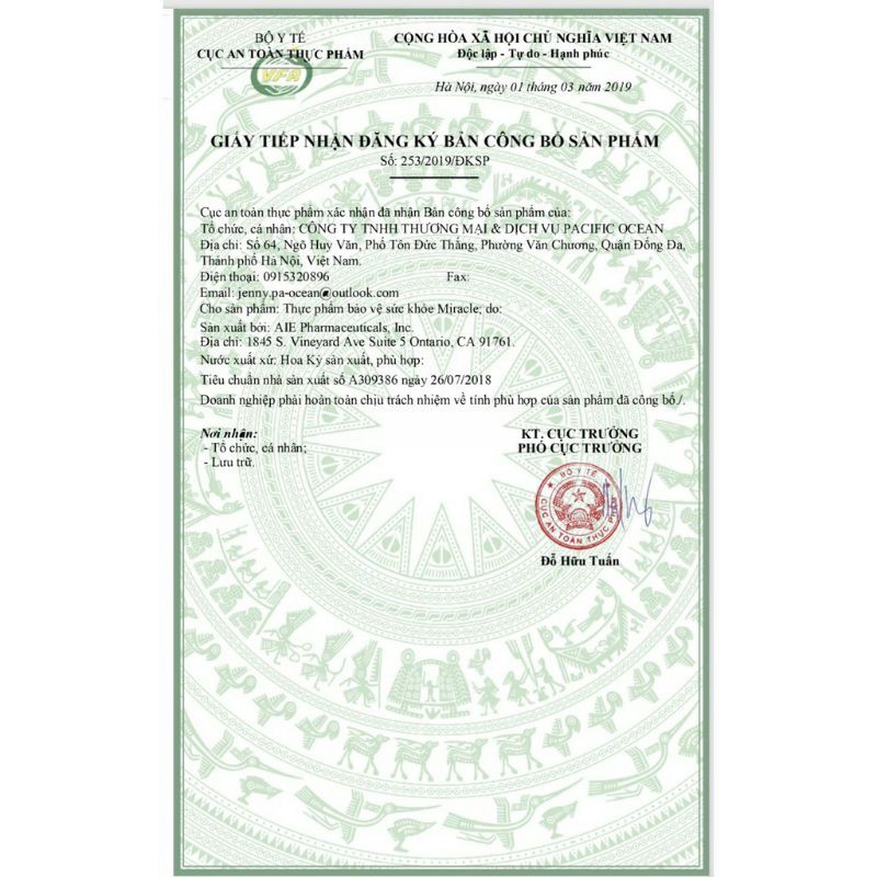 [ CHÍNH HÃNG] VIÊN UỐNG TRẮNG DA MIRACLE | BigBuy360 - bigbuy360.vn