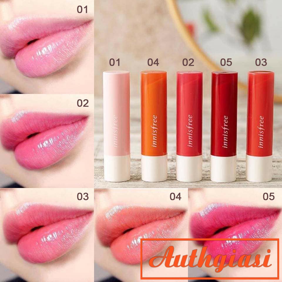 Son dưỡng môi có màu Innisfree Glow Tint Lip Balm
