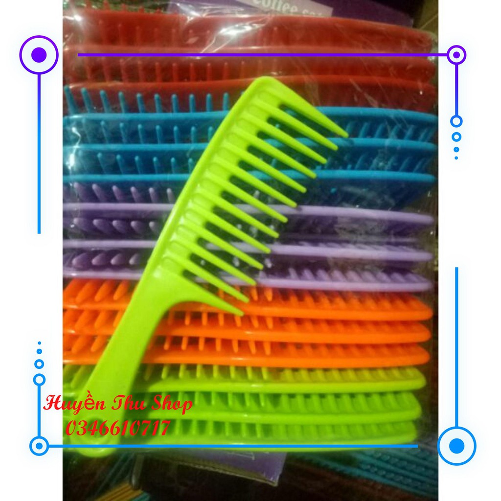 Sỉ 20c lược răng thưa chải tóc xoăn