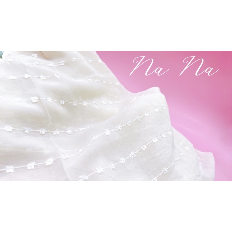 Voan thêu cao cấp