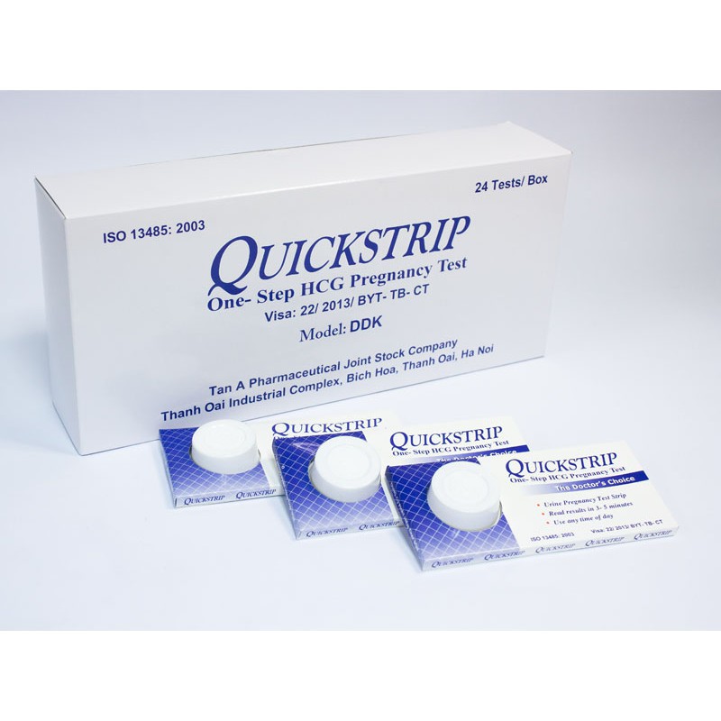 Que thử thai Quickstrip - test thử thai nhanh, chính xác 1 que