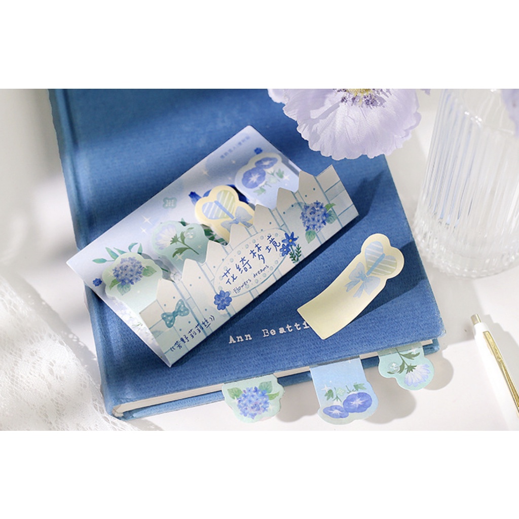 [120 tấm] Set bookmark đánh dấu trang hoặc trang trí nhiều chủ đề xinh xắn