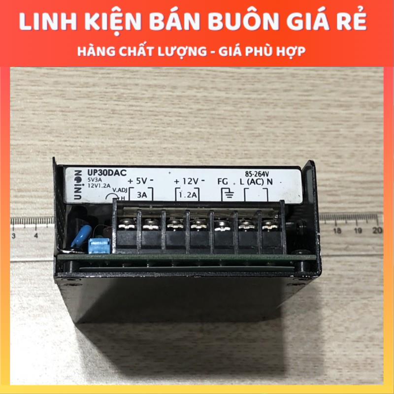 Nguồn tổ ong 2 đầu ra UNION UP30DAC 5V3A - 24V0.6A