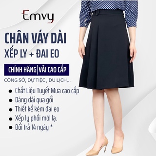 Chân váy công sở big size ,dàng xòe cao cấp Emvy - C3