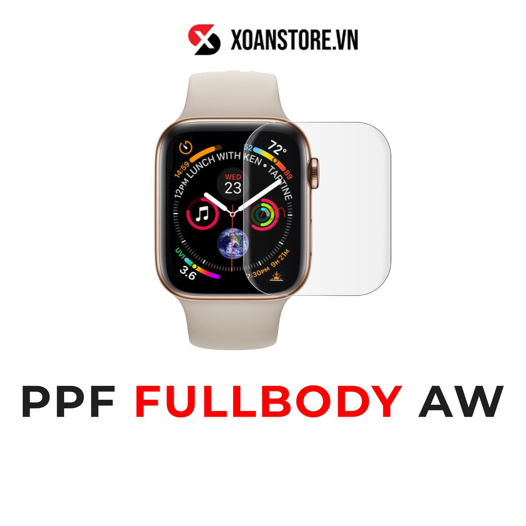 Miếng dán PPF cho Apple Watch Series 1 2 3 4 5 6  Kích thước 38 40 42 44mm ĐỘC QUYỀN XOĂN STORE