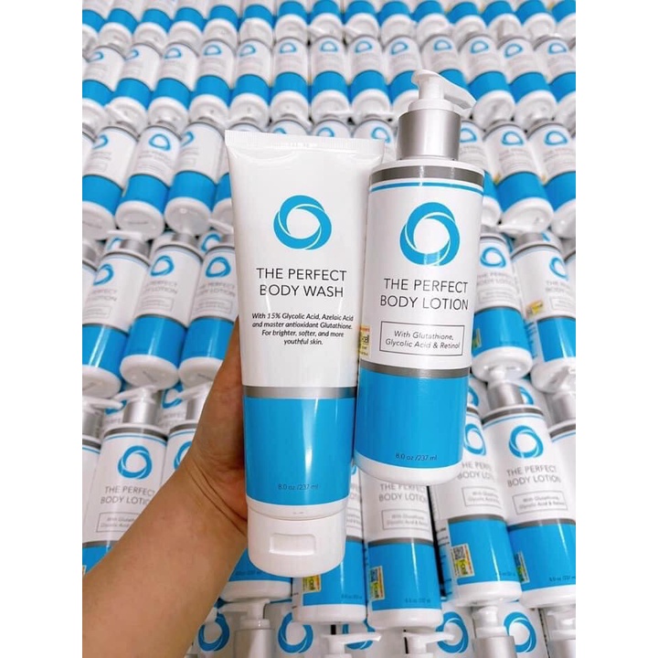 Bộ Sữa Tắm và Sữa Dưỡng Thể Làm Trắng Và Mịn Màng Da The Perfect Body Wash/The Perfect Body Lotion 237ml
