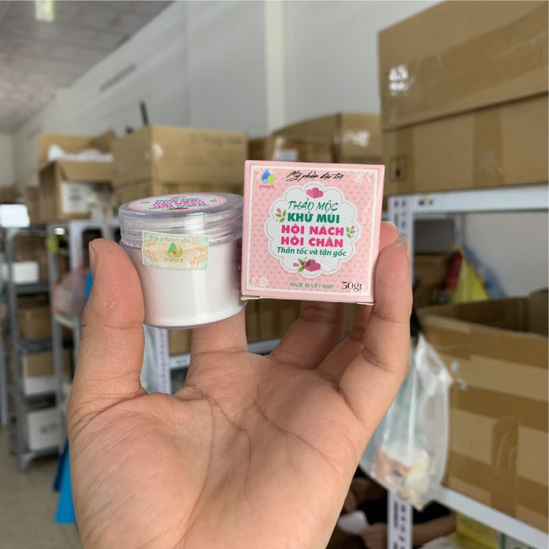 [deal sốc]Thảo mộc khử mùi ,bột thảo dược khử mùi hôi nách , hôi chân mpdt