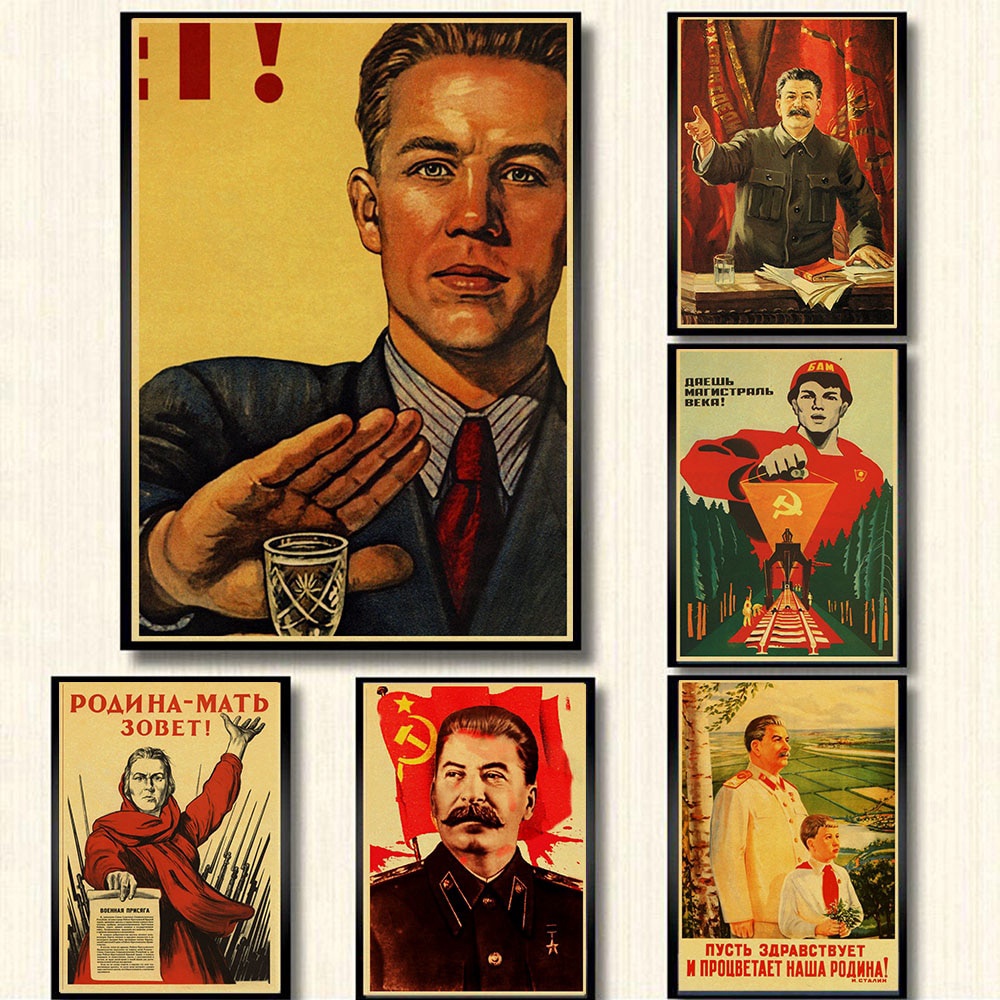 Poster Treo Tường Trang Trí Hình Nhân Vật Joseph Stalinist MS: 245