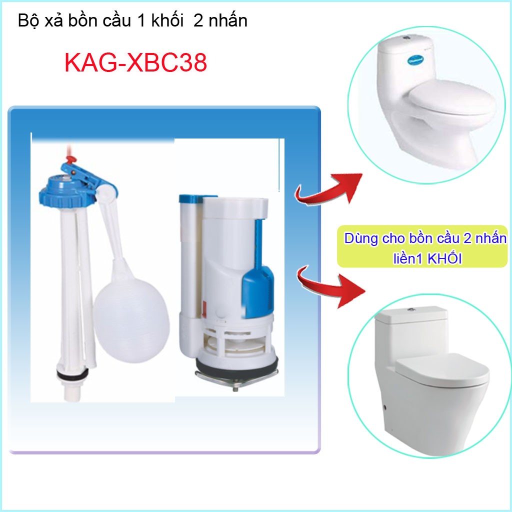 Bộ xả cầu 1 khối, bộ xả cầu liền khối KAG-XBC38