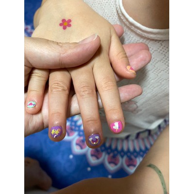 Mideer nail Stickers - Temporary tattoos - Hình Xăm Tạm Thời Và Hình Dán Móng tay An Toàn Cho bé từ 3t My Mickey shop