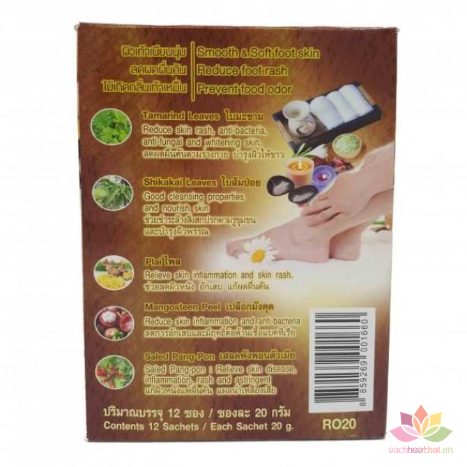 Thảo ḋược ngâm châŋ Thai Herbal Foot Thailand