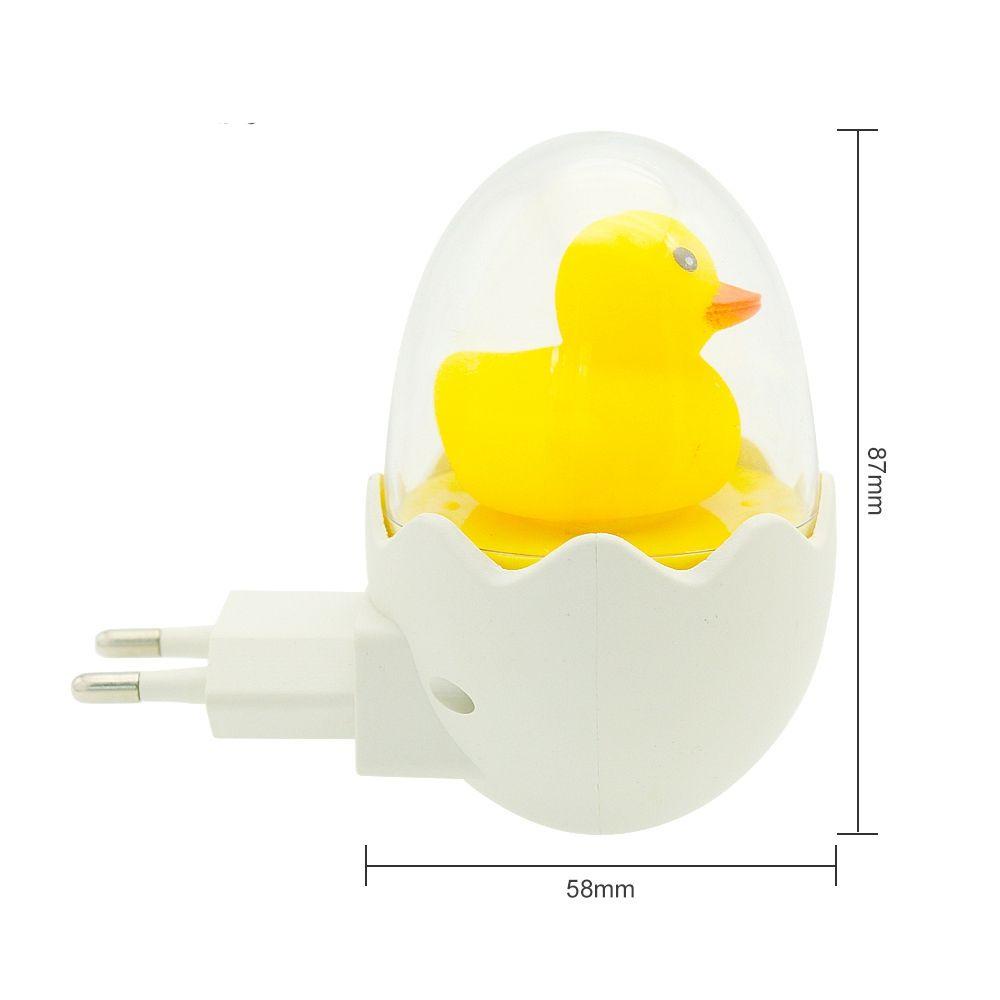 Đèn Ngủ Bóng Led Gắn Tường Hình Vịt Vàng Dễ Thương