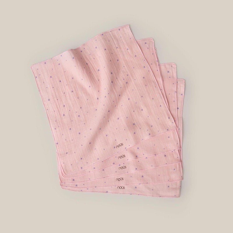 [Chính hãng Nous] set 5 khăn sữa Nous kt 30x30 cho bé