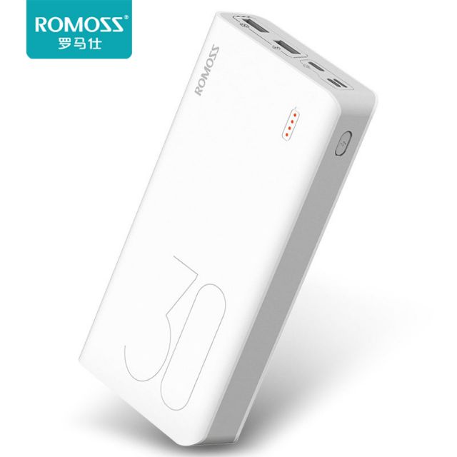 Sạc Dự Phòng Chính hãng Romoss Sense 8 30000mah 3 Cổng Sạc Vào - BH1 Năm