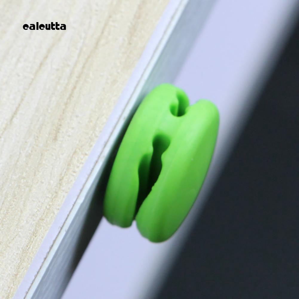 Dụng cụ giữ cố định dây cáp sạc / tai nghe dán bàn siêu tiện lợi