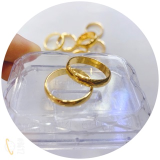 Nhẫn chỉ mạ vàng 8 cái