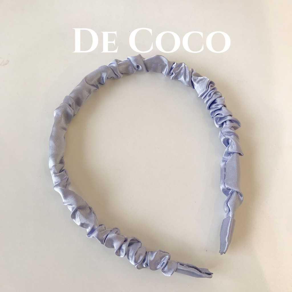 Bờm nhún lụa satin sắc màu decoco.accessories