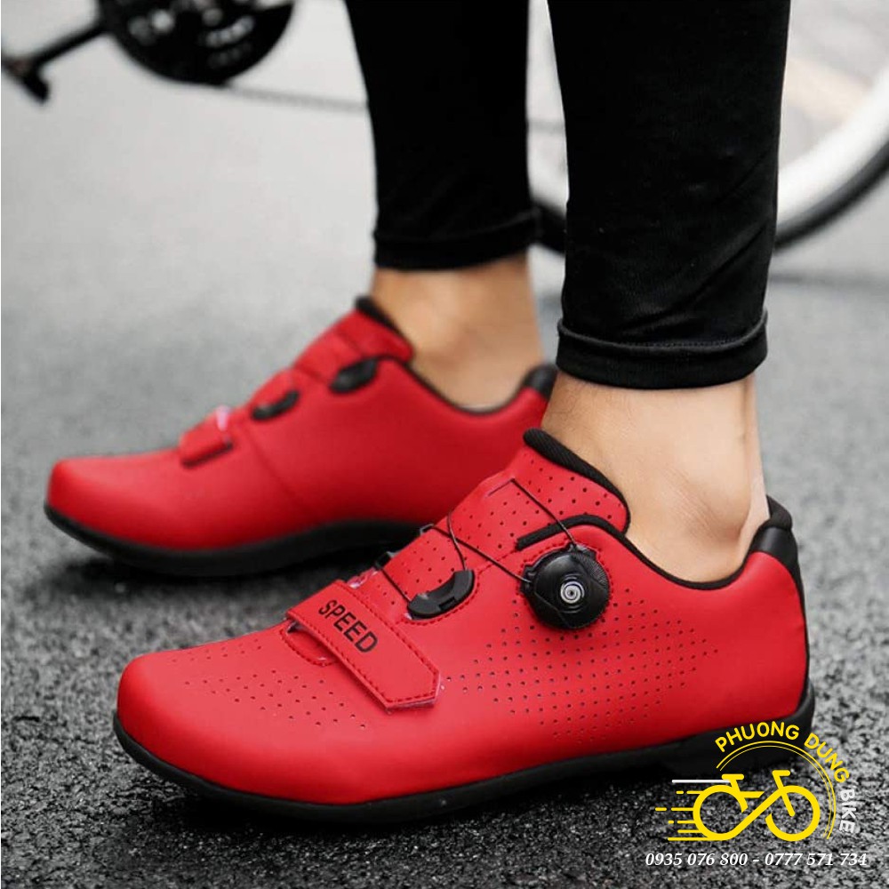 Giày đi xe đạp thể thao Road, MTB SPEED - 1 Khóa Vặn
