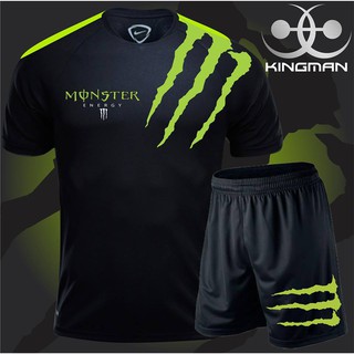 Quần áo đấu Monster Energy đen phối chuối rất đẹpHàng Việt Nam chất lượng cao